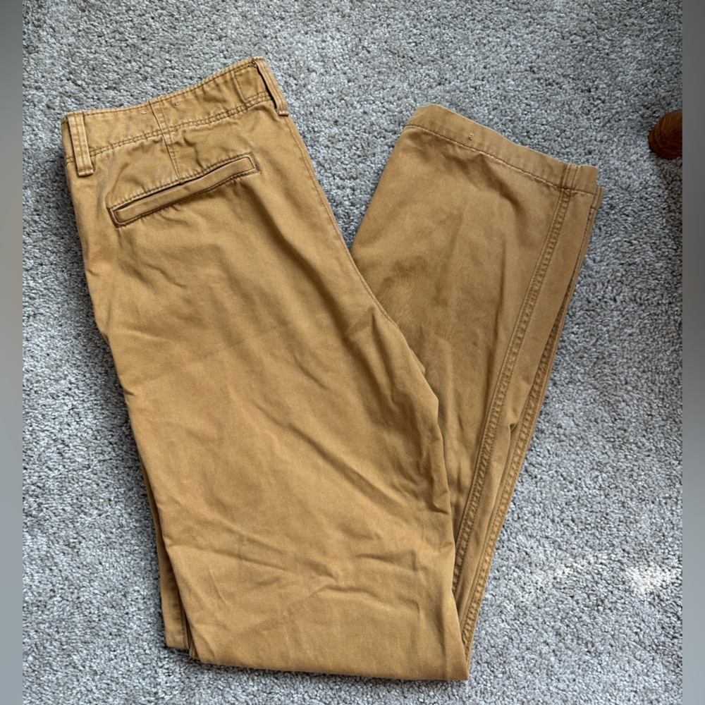 American Eagle Outfitters Relaxed Straight Khaki Pant - Picture 4 of 13